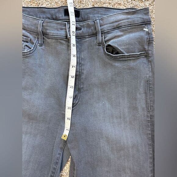 Mother Jeans the Insider Fray Cropped Black Jeans - Picture 4 of 8